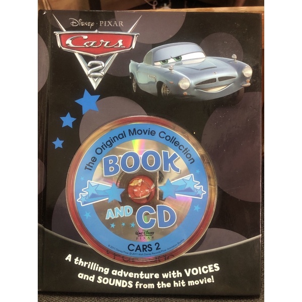 Disney pIXAR Cars 2 有聲書附CD 英語繪本