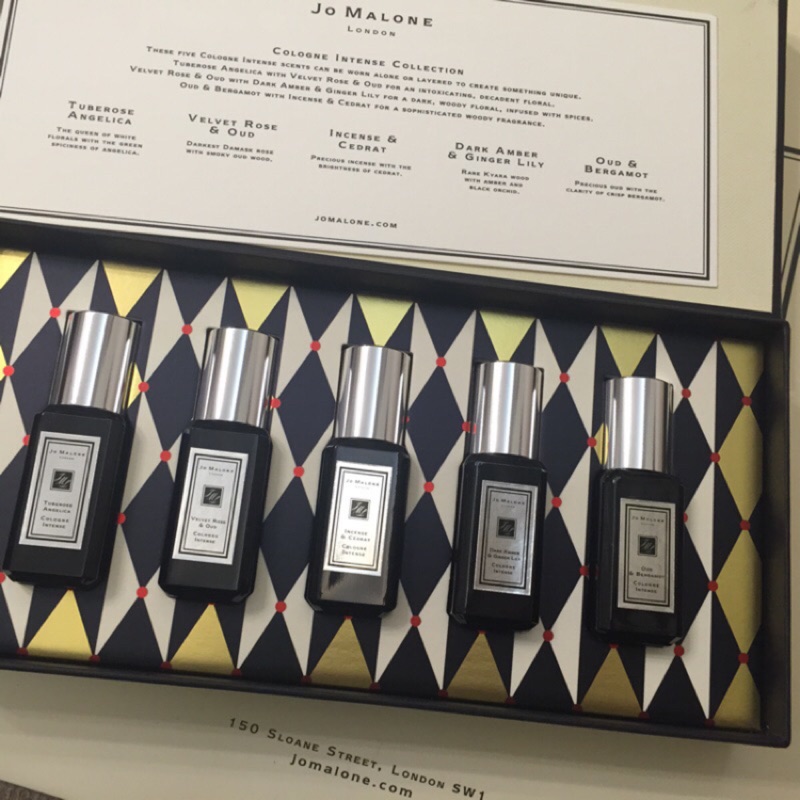 Jo Malone 2016 聖誕限量 9ml*5入組 黑瓶香水禮盒