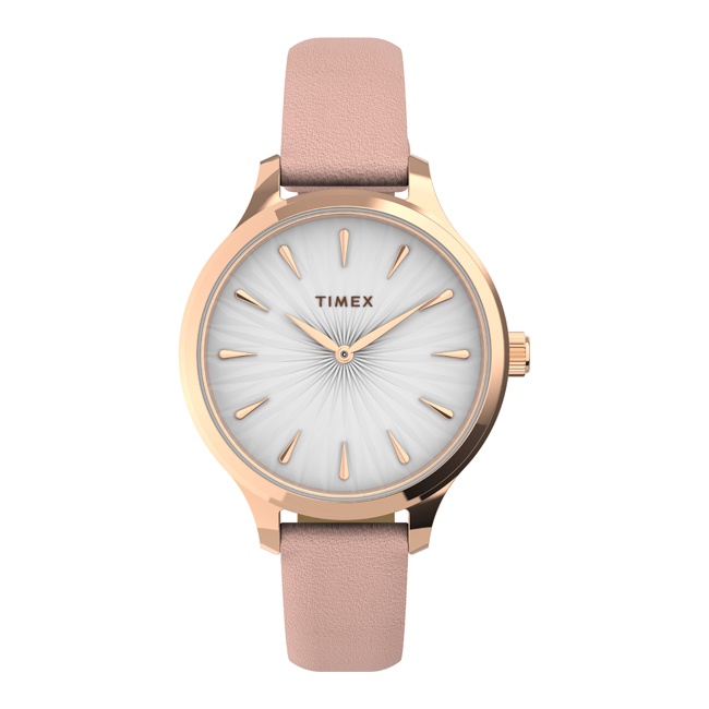 【TIMEX】天美時 風格系列 簡約手錶 (白x粉 TXTW2V06700)