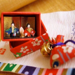 京都傳統和風手工藝品**3月3日女兒節人偶 ~戀愛結緣 附迷你香包