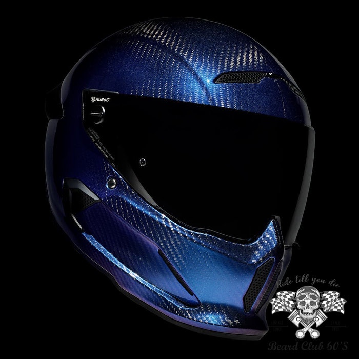 ♛大鬍子俱樂部♛ Ruroc ® ATLAS 4.0 Carbon Nebula 碳纖維 安全帽