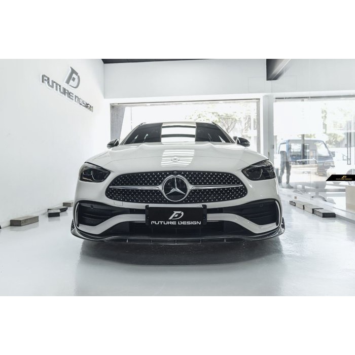 【Future_Design】BENZ W206 AMG 專用 FD品牌 V1 碳纖維 卡夢 CARBON 前下巴 現貨