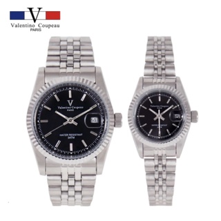 【天龜】Valentino Coupeau 范倫鐵諾 經典指針款蠔式不鏽鋼殼帶防水男女款手錶