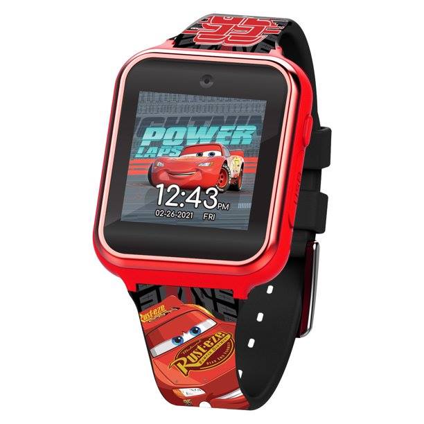 快斷貨👍正版空運👍美國迪士尼 汽車總動員 CARS 閃電麥坤 錄音 錄影 遊戲 智能手錶 手錶 觸控螢幕 智慧手錶