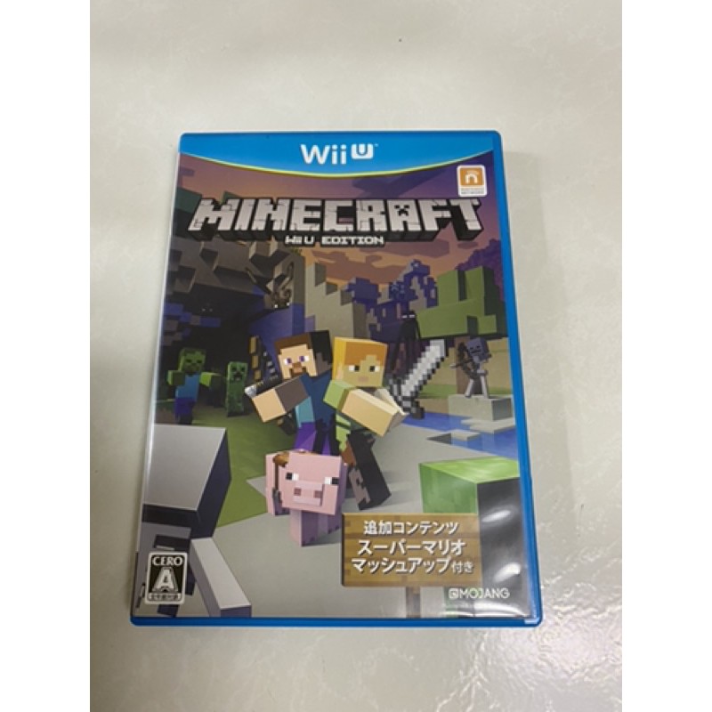 Wiiu 我的世界當個創世神日版二手 蝦皮購物