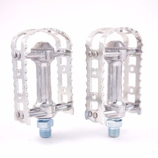 MKS經典鋁合金登山車公路車自行車銀色腳踏板 BM-7 9/16" Silver Bicycle Pedal
