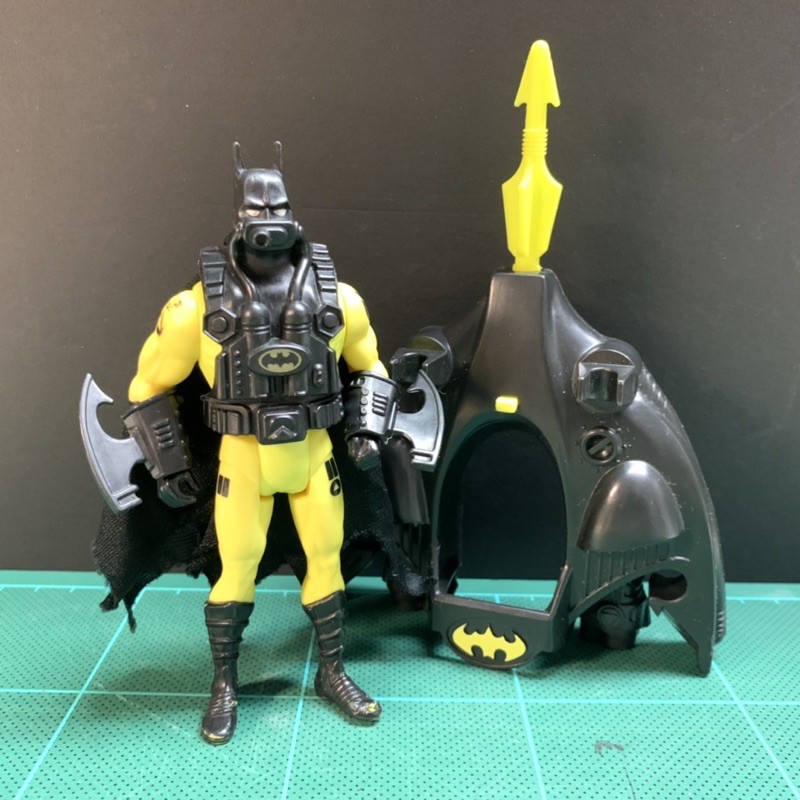 1990 Kenner 飛行（配件全齊）黃衣戰鬥服 蝙蝠俠 Batman DC