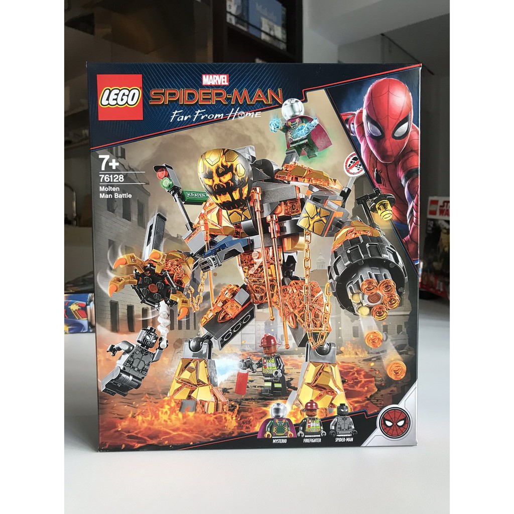 LEGO Marvel Molten Man Battle 76128 蜘蛛人 (已拆無缺件)