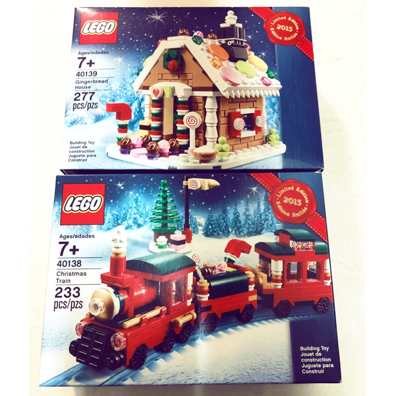 LEGO 樂高 限量 40138 40139聖誕小火車 薑餅屋