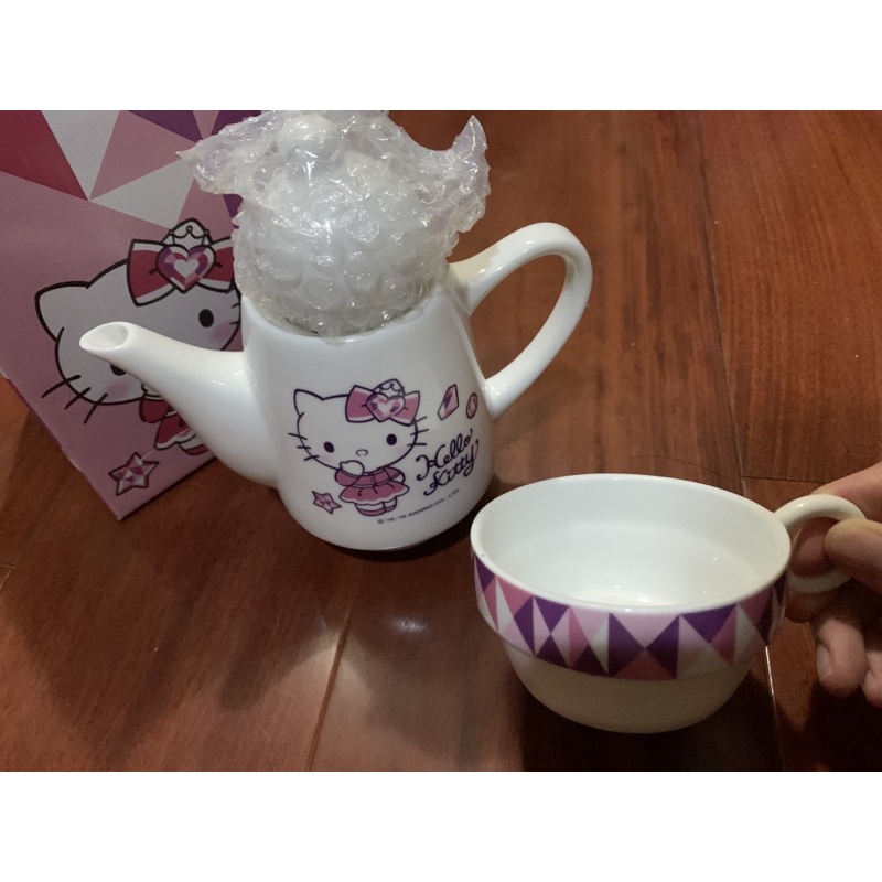 Hello Kitty 華麗變身陶瓷杯壺組 杯子 茶杯 茶壺