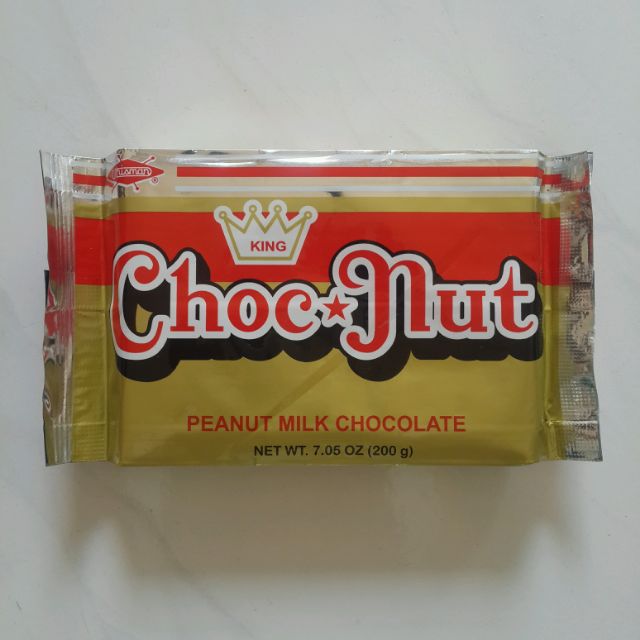KING CHOC NUT PEANUT MILK CHOCOLATE 可可花生 200g 菲律賓 糖果 可可花生糖