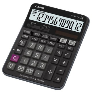 【KAPZZ】CASIO 商用計算機 12位數 語音驗算 300個步驟驗算 DJ-120D Plus