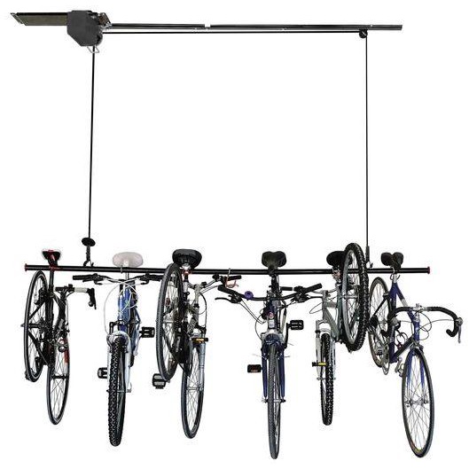 電動天花板自行車收納單車吊架