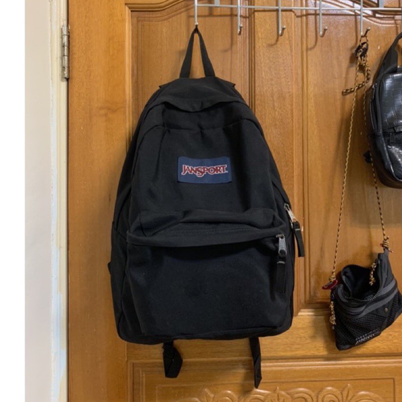 JANSPORT 經典校園背包 後背包 書包 運動背包 電腦包 二手 黑色