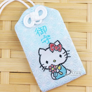 Hello Kitty 日本御守福袋(藍.東京大神宮.御守)，學測/甄試/開運/升官/求財，X射線【Z340074】
