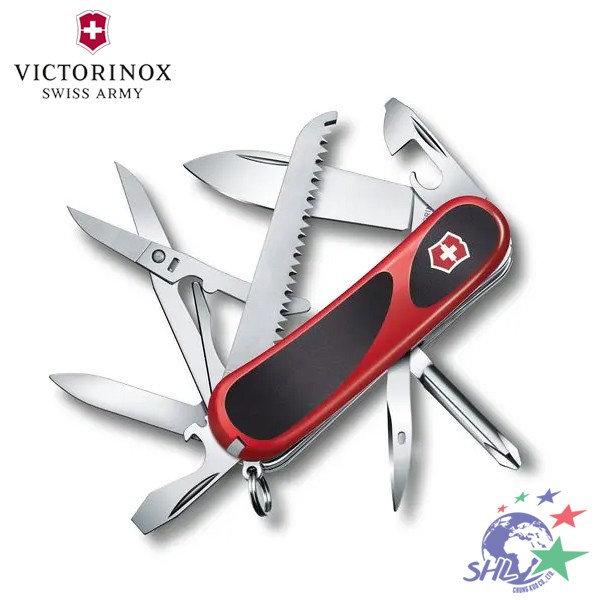 Victorinox 維氏瑞士刀 EvoGrip 18 紅黑防滑15用 2.4913.C / VN134【詮國】