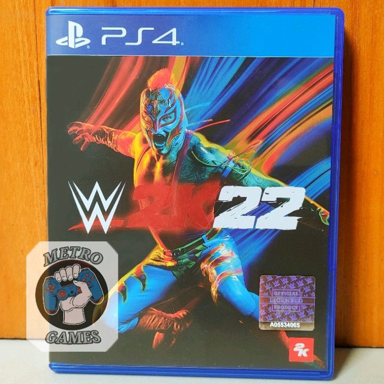 Wwe 2K22 Ps4 Playstation 4 磁帶 WW 2K22 Ps4 5 CD BD 遊戲遊戲 W2K22