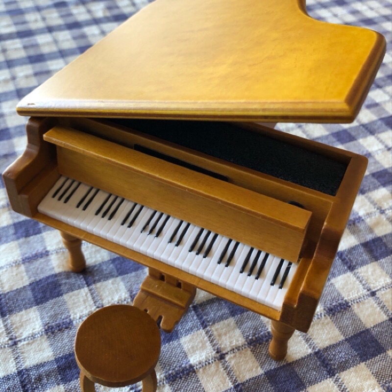 鋼琴音樂盒～原木、粉紅、白色、黑色