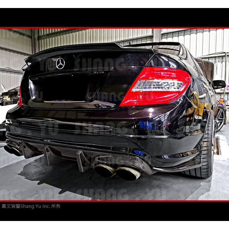 賓士 BENZ W204 V 尾翼 C250 C300 C63 AMG 07 08 09 10 11 12 13 14