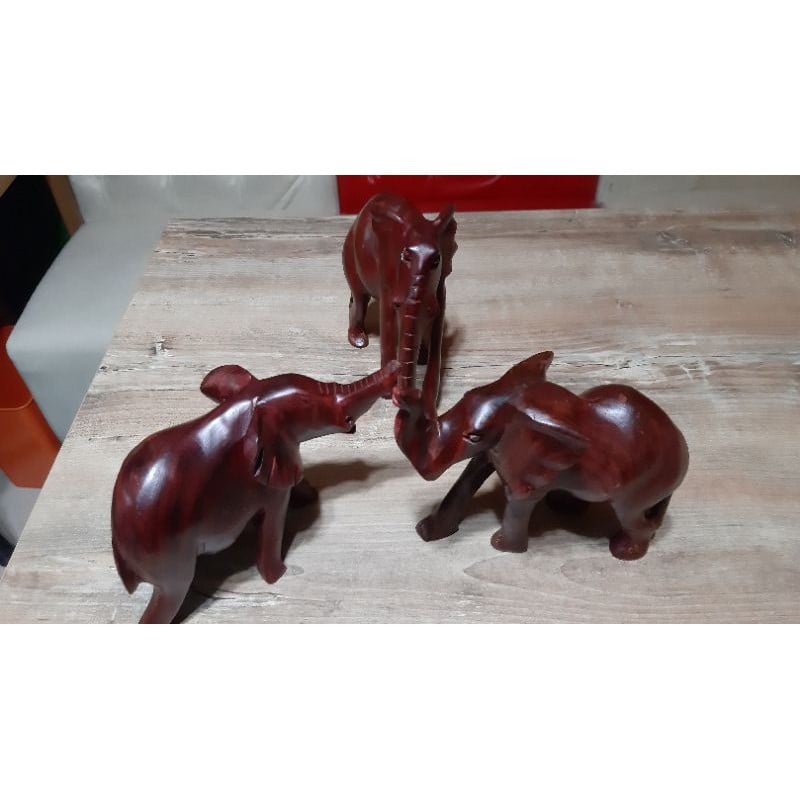 【百福】【超低價限量】非洲小葉紫檀大象工藝品 居家 擺飾 擺件 裝飾品 客廳 室內 雕像 紫檀 大象 【台灣製造】✅
