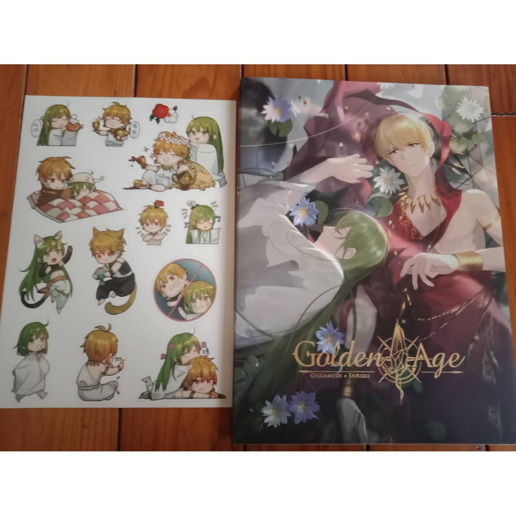 Fgo 同人閃恩golden Age 全彩漫畫rrr飯飯 貼紙 蝦皮購物