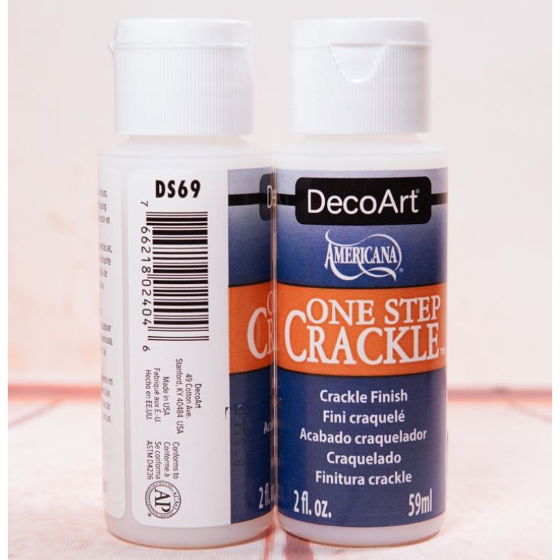 M186-2 Decoart進口裂劑One Step Crackle( 59M L)-蛋殼裂，事後裂