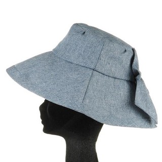 遮陽帽--日本進口GOODAY夏日抗UV吸濕速乾遮陽蝴蝶結女優帽/淑女帽/遮陽帽/出國旅遊可折疊--秘密花園