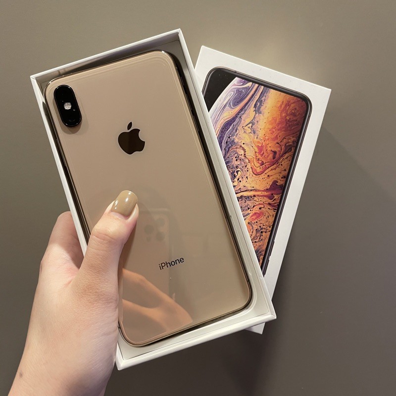 iPhone XS Max 金色 64g 二手 女用機 無傷