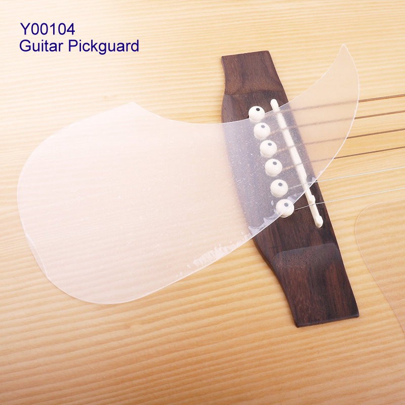 Y00104 水滴型 木吉他 民謠吉他 自黏 透明防刮護板 Pickguard [唐尼樂器]