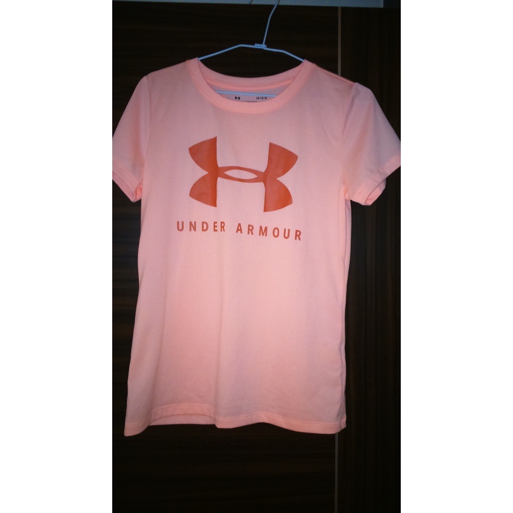 UNDER ARMOUR UA Tech 運動短袖 慢跑 健身 透氣 彈性 合身 珊瑚粉 女款 1351963-845