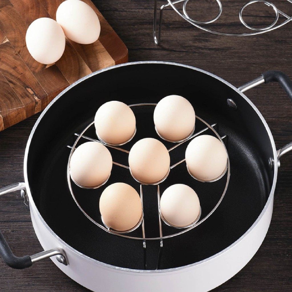 304精品厨房不锈钢鸡蛋架多格设计鸡蛋鸭蛋蒸架 便捷蛋类置物架-阿里巴巴