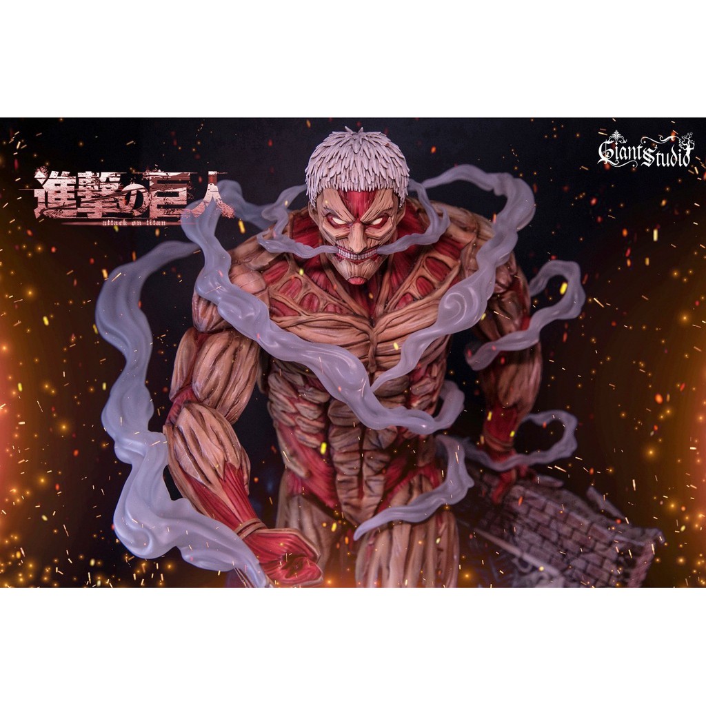 麝香貓模玩 現貨進擊的巨人 盔甲巨人巨人gk 模型公仔鎧之巨人艾倫giant Studio 蝦皮購物