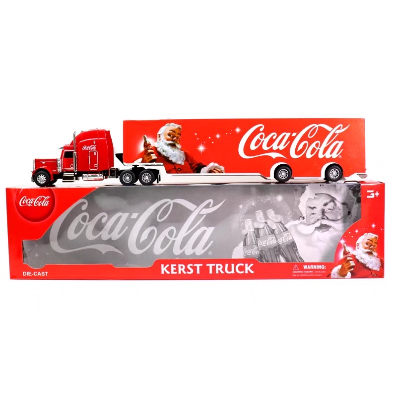 （極稀有）超大台 可口可樂美式長型貨櫃車 1:64 可樂貨車 可口可樂貨車
