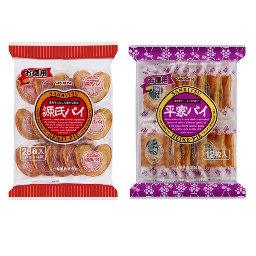 胖塔塔 現貨 Sanritsu 三立製菓家庭號平家派 源氏派 蝦皮購物