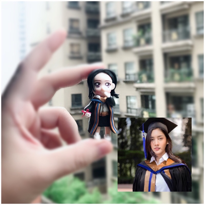 🔥蝦皮最火🔥客製化Q版軟陶公仔鑰匙圈（急件可） Q版人偶軟陶公仔 公仔吊飾 卡通公仔 公司 公仔設計 專屬禮物