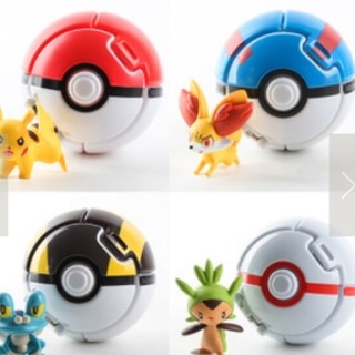 可翻轉觸碰玩具精靈球~~皮卡丘寶可夢 口袋妖怪Pokemom Go