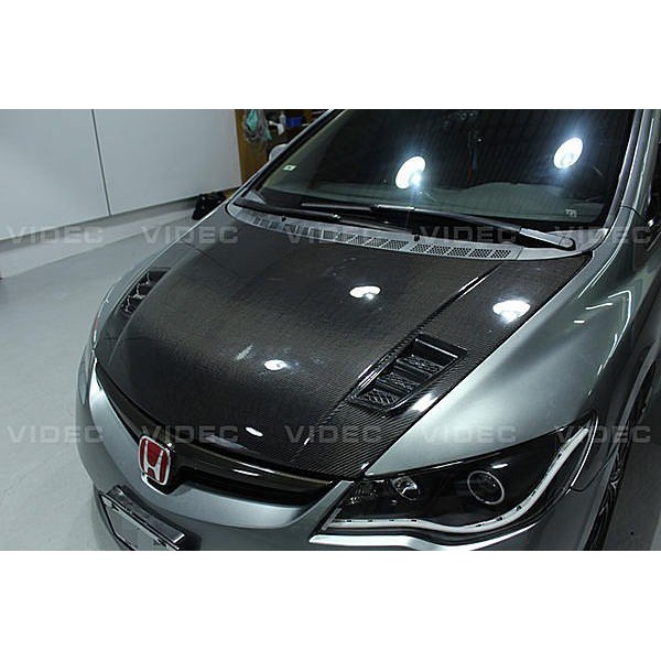 巨城汽車精品 HONDA CIVIC 八代 CARBON 卡夢 MUGEN RR 引擎蓋 新竹