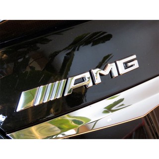 圓夢工廠 Benz 賓士 E W213 AMG BRABUS 後車箱 字貼 內裝AMG 字標 車標 標誌 鍍鉻銀 消光黑