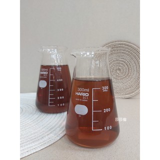 鉅咖啡~HARIO 錐形玻璃燒杯 300ml CB-300-SCI / 500ml CB-500-SCI 尖口量杯 耐熱