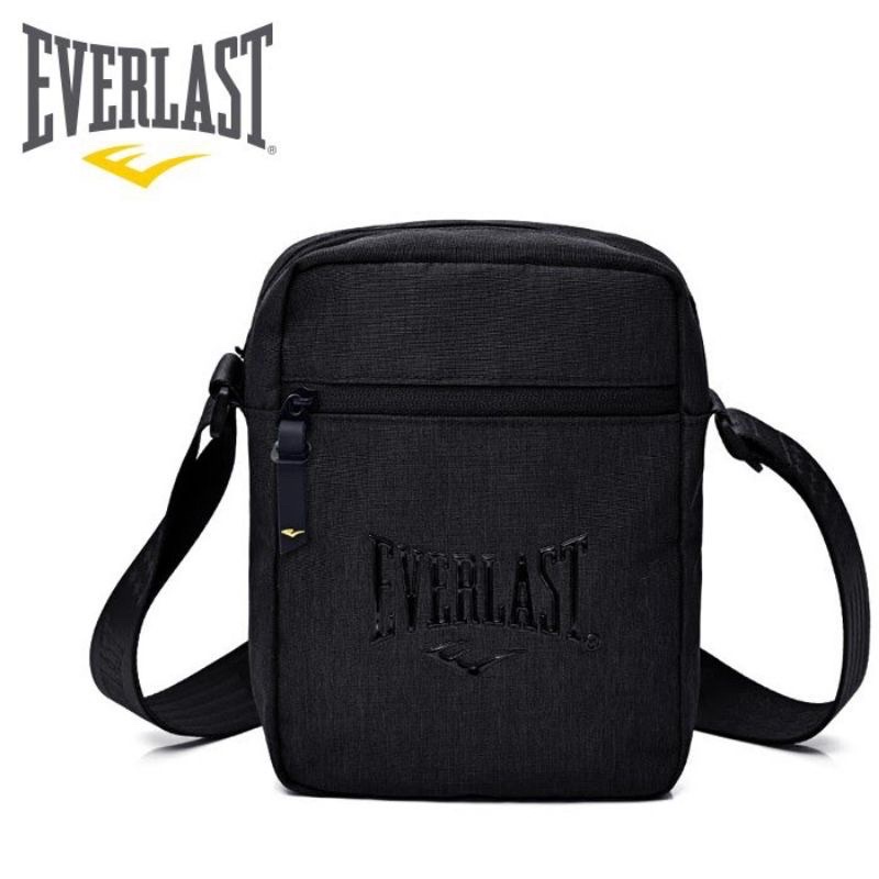 特價 出清 全新 未使用 EVERLAST 側背包 黑色