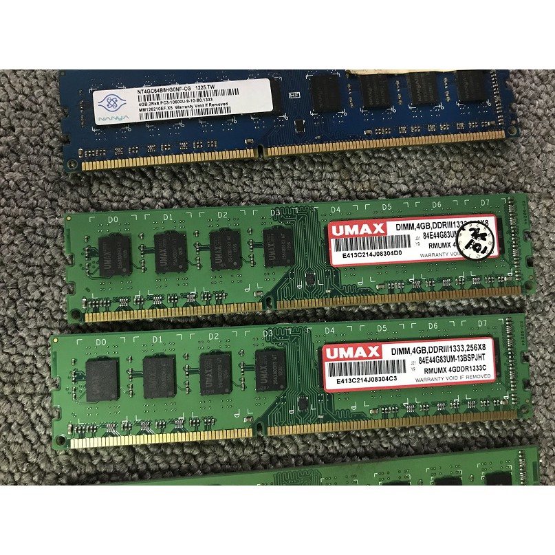 UMAX DDR3 4GB 1333*2 雙面 終生保固