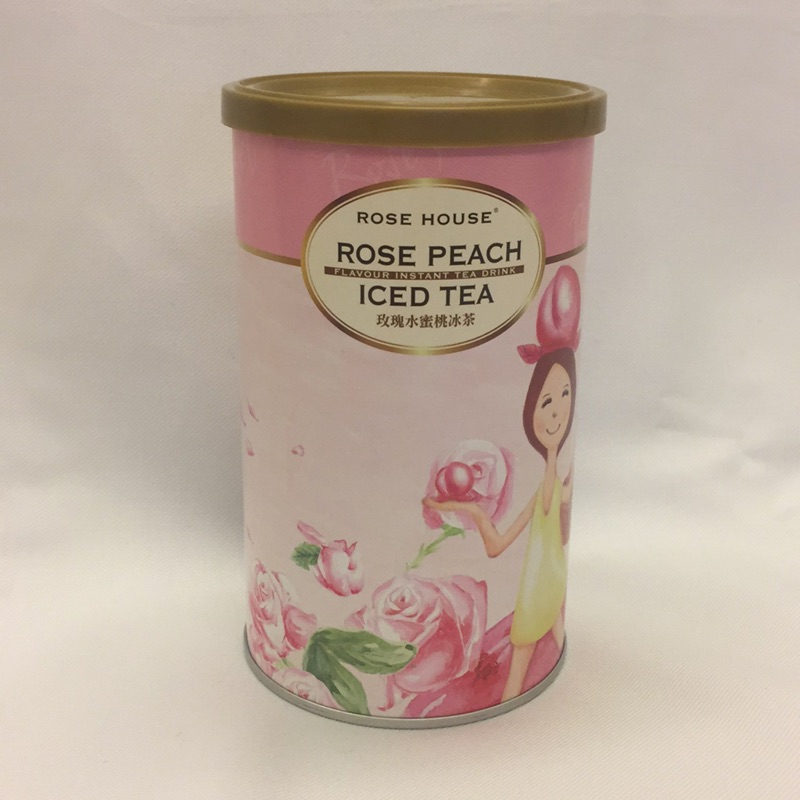 古典玫瑰園玫瑰水蜜桃冰茶