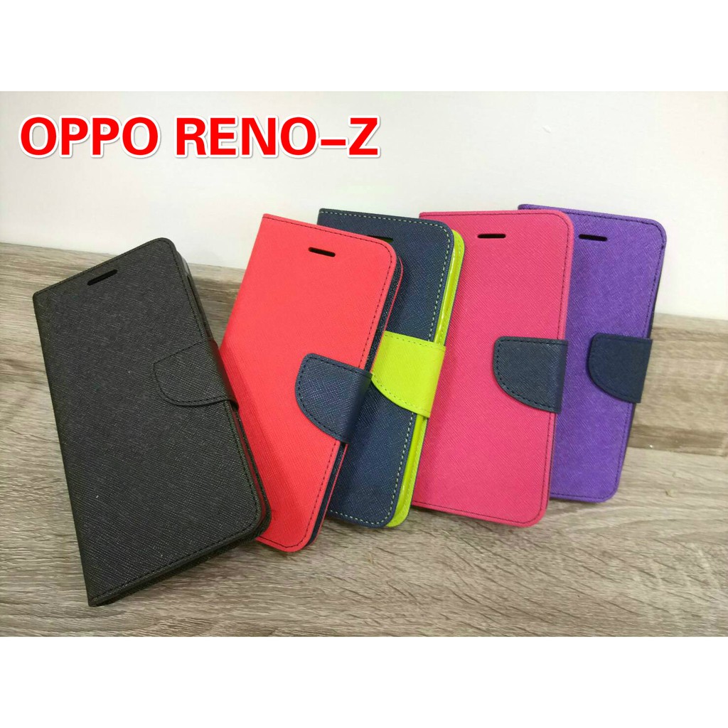 OPPO RENO-2/RENO-2Z/RENO4/RENO4PRO 手機皮套 馬卡龍撞色皮套 經典雙色款