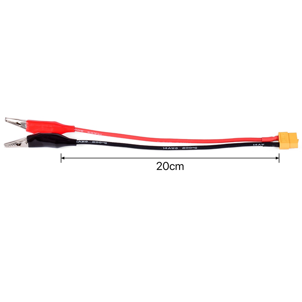 Xt-60 連接器電纜鱷魚夾用於測量工具 SKYRC NC2500 Pro 電機流入線