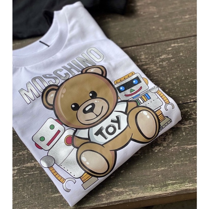✴Sparkle歐美精品✴ Moschino小熊機器人長袖上衣T恤 長T 青年版 現貨真品