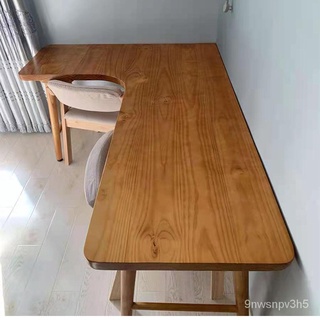 【實木l型書桌】定製實木L型角落拐角電腦桌傢用雙人學習桌轉角書桌簡約I型寫字臺工作桌 萬用桌 辦公桌長桌 學生桌
