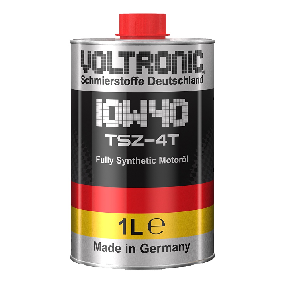 油槍滑掉-德國 VOLTRONIC 摩德 MOTOR-OIL TSZ 4T 10W40 全合成 1L 機油-台灣公司貨