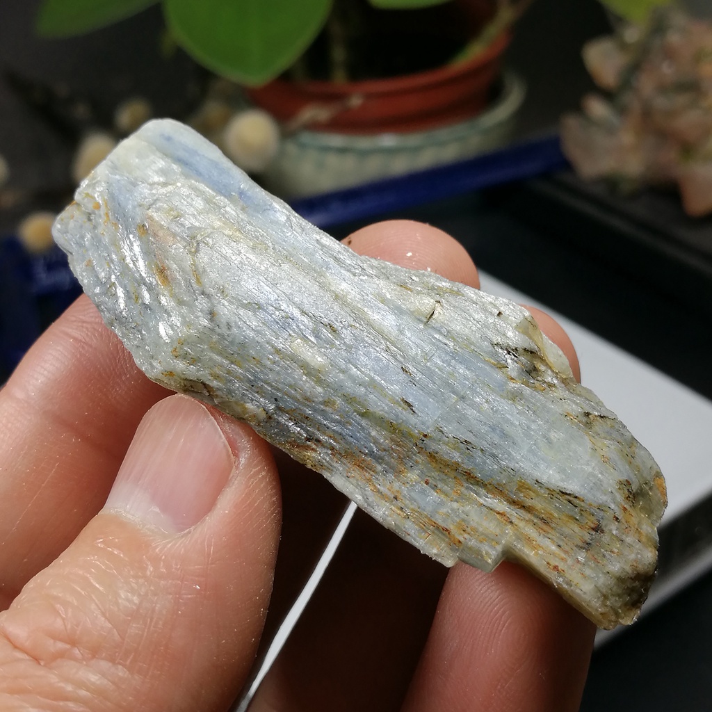 [友克鑫礦業]da81約重25.3g-藍晶石原礦 Kyanite 無加工天然晶礦