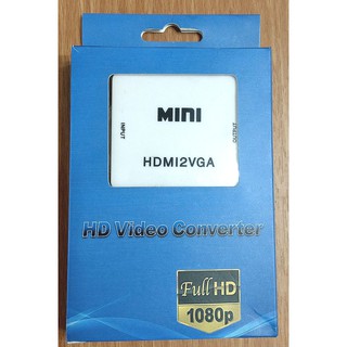 HDMI轉VGA 支援HDCP (HDMI接設備 VGA接螢幕) / PS3 PS4 接VGA螢幕可參考