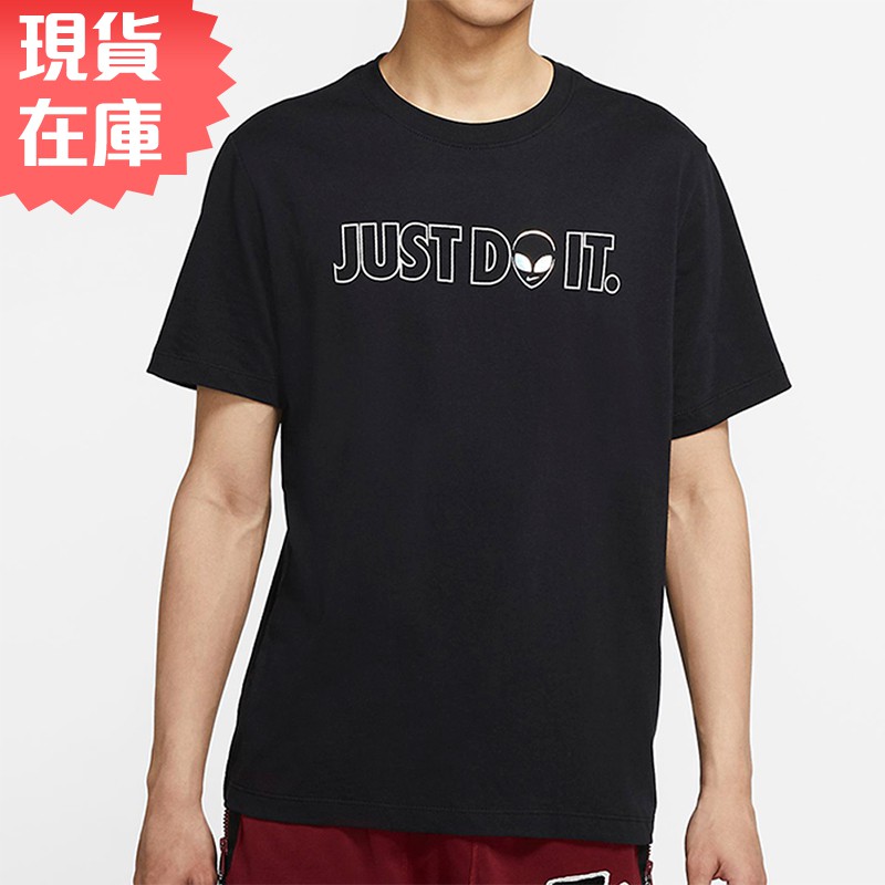 Nike NSW 男裝 短袖 上衣 休閒 純棉 外星人 黑【運動世界】CV8968-010